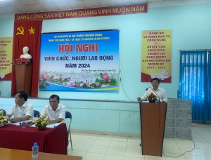 HỘI NGHỊ CÁN BỘ, CÔNG CHỨC, VIÊN CHỨC, NGƯỜI LAO ĐỘNG NĂM 2024