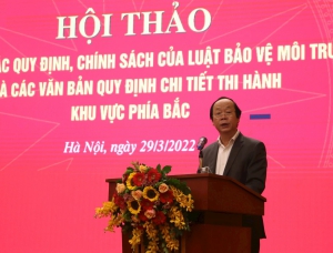 Tập huấn các quy định, chính sách của Luật BVMT cho các tỉnh, TP khu vực phía Bắc