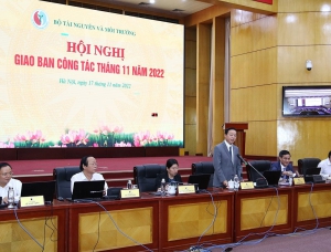 Bộ TN&MT tổ chức Hội nghị Giao ban công tác tháng 11