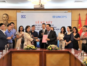 Cục Biến đổi khí hậu và Văn phòng dịch vụ dự án Liên hợp quốc ký kết Bản ghi nhớ hợp tác