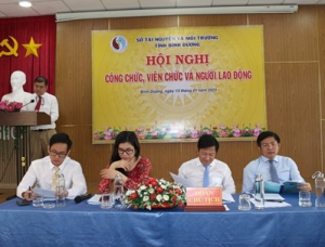 Hội nghị công chức, viên chức và người lao động Sở Tài nguyên và Môi trường năm 2022