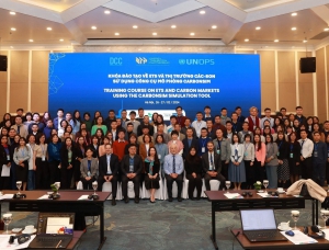 Khóa đào tạo đầu tiên về hạn ngạch phát thải và thị trường các-bon