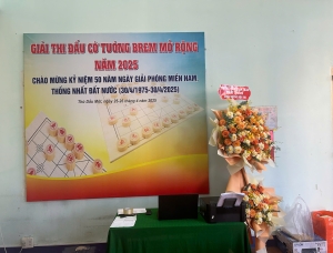 Giải cờ tướng và Bida BREM mở rộng Chào mừng kỷ niệm 50 năm ngày Giải phóng miền Nam, thống nhất đất nước (30/4/1975 – 30/4/2025)